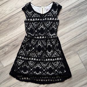 Xhilaration Black Lace dress